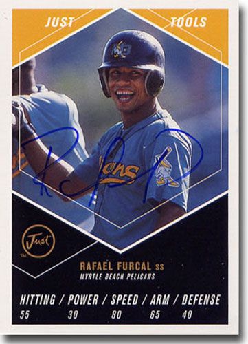 1999 Rafael Furcal Just Tools Autograph Rookie Mint Auto RC #/100