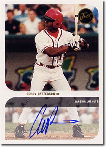 1999 Corey Patterson White Autograph #1 Rookie Mint Auto RC #/100