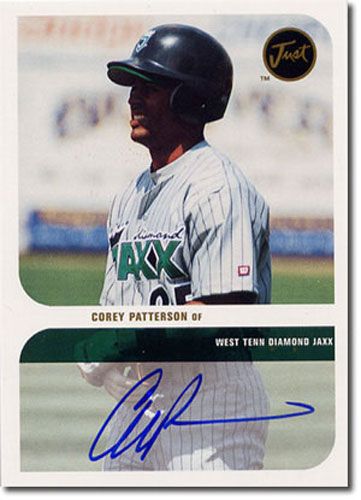 1999 Corey Patterson White Autograph #2 Rookie Mint Auto RC #/100