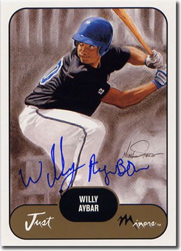 2002 Willy Aybar Rookie WHITE Short-Print Auto RC Mint #/200