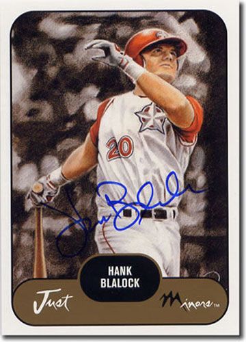 2002 Hank Blalock Rookie WHITE Short-Print Auto RC Mint #/50