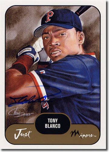 2002 Tony Blanco Rookie WHITE Short-Print Auto RC Mint