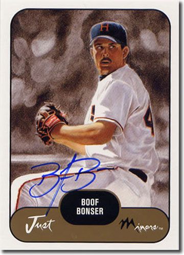 2002 Boof Bonser Rookie WHITE Short-Print Auto RC Mint #/200
