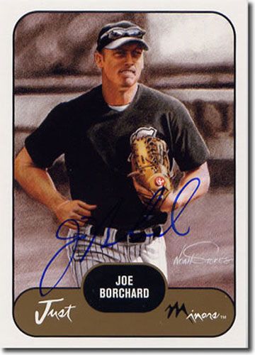 2002 Joe Borchard Rookie WHITE Short-Print Auto RC Mint #/50