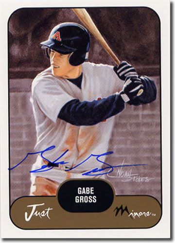 2002 Gabe Gross Rookie WHITE Short-Print Auto RC Mint #/200