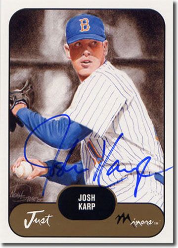 2002 Josh Karp Rookie WHITE Short-Print Auto RC Mint #/200