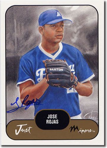 2002 Jose Rojas Rookie WHITE Short-Print Auto RC Mint #/200