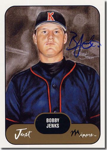 2002 Bobby Jenks Rookie WHITE SP Auto RC #/1200