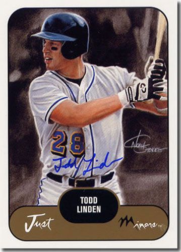 2002 Todd Linden Rookie WHITE SP Auto RC #/1200