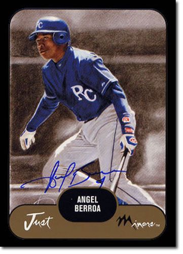 2002 Angel Berroa Rookie Autograph Black Auto RC #/25