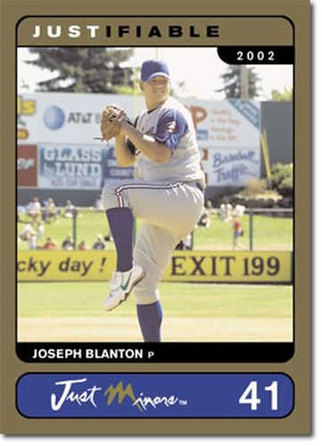 2002 Rare Insert Joseph Blanton GOLD Rookie RC #/1000