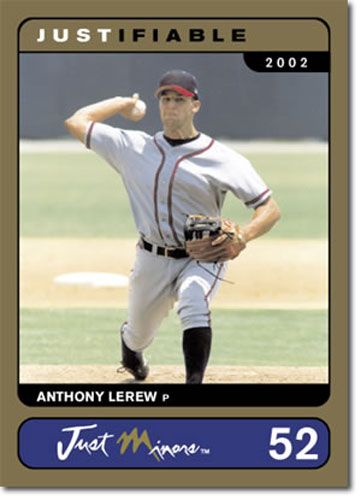 2002 Rare Insert Anthony Lerew GOLD Rookie RC #/1000