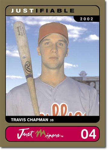 5-Count Lot 2002 Travis Chapman Gold Rookies Mint RC #/1000