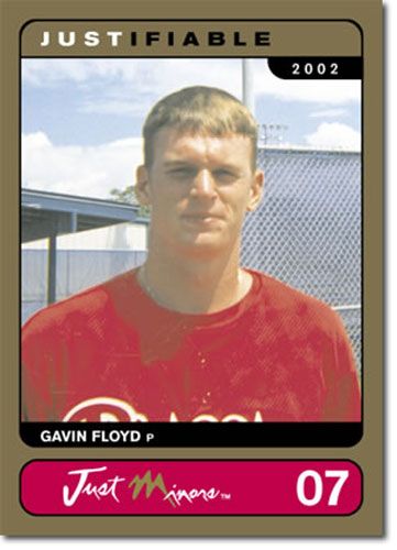 5-Count Lot 2002 Gavin Floyd Gold Rookies Mint RC #/1000