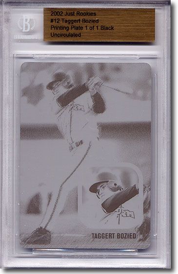 2002 Jonathan Figueroa Rookie Press Plate RC BGS 1/1