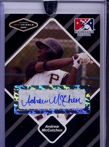 2005 ANDREW McCUTCHEN Autograph Rookie BLACK Parallel Auto RC /25