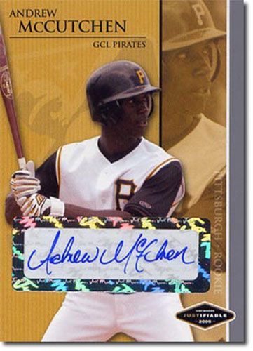 2005 ANDREW McCUTCHEN Rookie SILVER Autograph Mint Auto RC PIRATES #/100