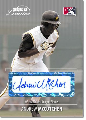2006 ANDREW McCUTCHEN Autograph Rookie SILVER Auto RC #/100