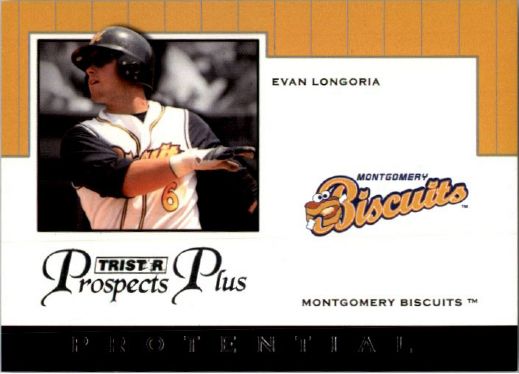 2007 * EVAN LONGORIA* TriStar Prospects Plus Rookie PROTENTIAL RC RAYS