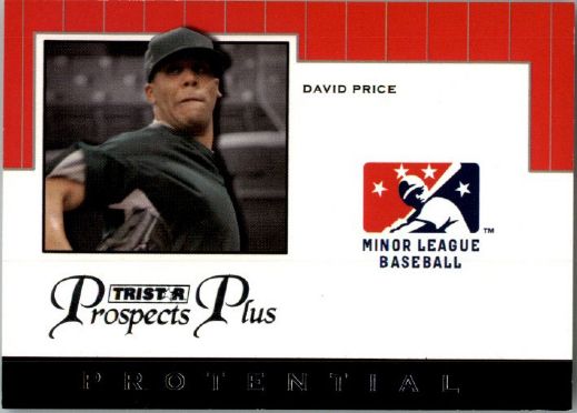 2007 * DAVID PRICE * TriStar Prospects Plus Rookie PROTENTIAL RC TIGERS