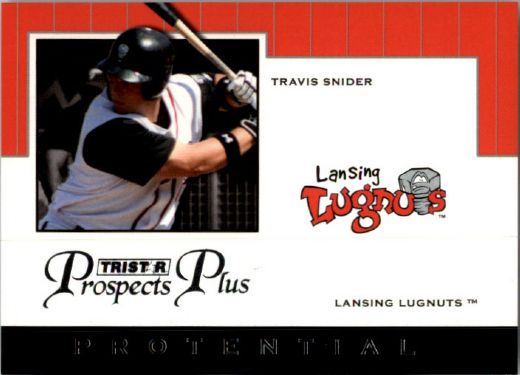 2007 TRAVIS SNIDER TriStar Prospects Plus Rookie PROTENTIAL RC