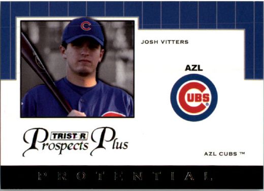 2007 JOSH VITTERS TriStar Prospects Plus Rookie PROTENTIAL RC
