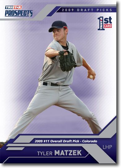 Tyler Matzek 2009 TriStar Rookie Mint RC