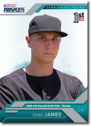 Chad James 2009 TriStar Rookie Mint RC