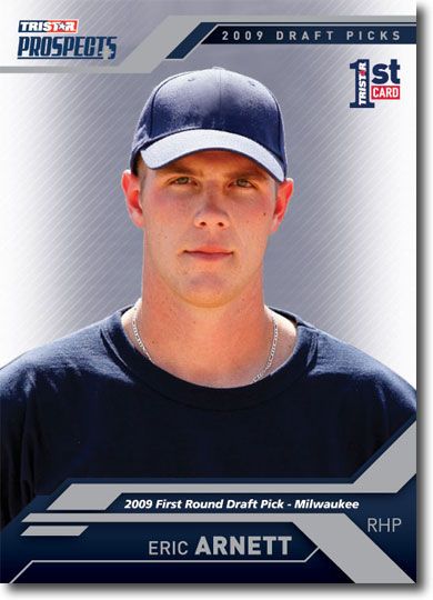 Eric Arnett 2009 TriStar Rookie Mint RC