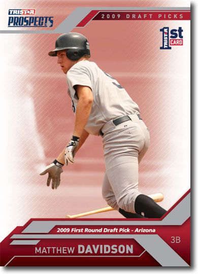 Matt Davidson 2009 TriStar Rookie Mint RC