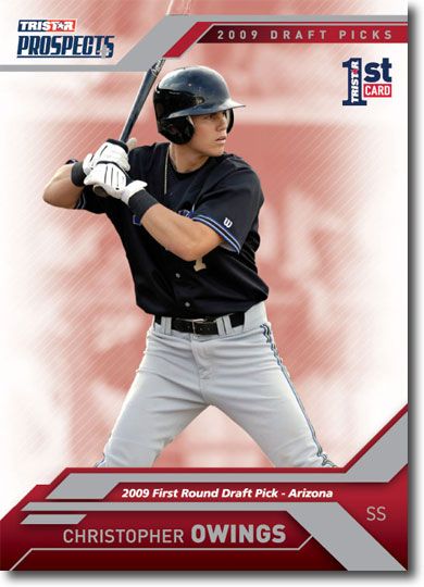 Chris Owings 2009 TriStar Rookie Mint RC
