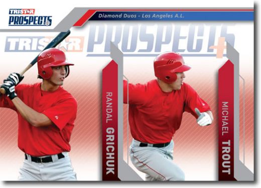 RANDAL GRICHUK & MIKE TROUT 2009 TriStar Rookie Mint RC