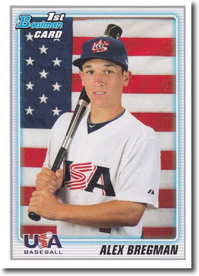 ALEX BREGMAN Bowman USA RC TEAM QTY