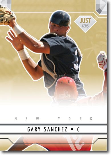 GARY SANCHEZ 2011 Just GEMS Rookie Mint GOLD Parallel RC #/100