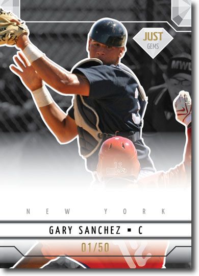 GARY SANCHEZ 2011 Just GEMS Rookie Mint BLACK Parallel RC #/50