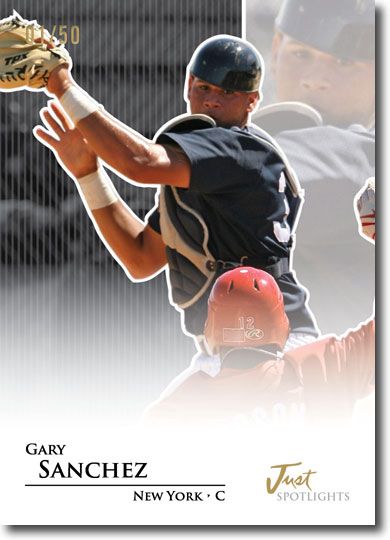 GARY SANCHEZ 2011 Just SPOTLIGHTS Rookie Mint BLACK Parallel RC #/50