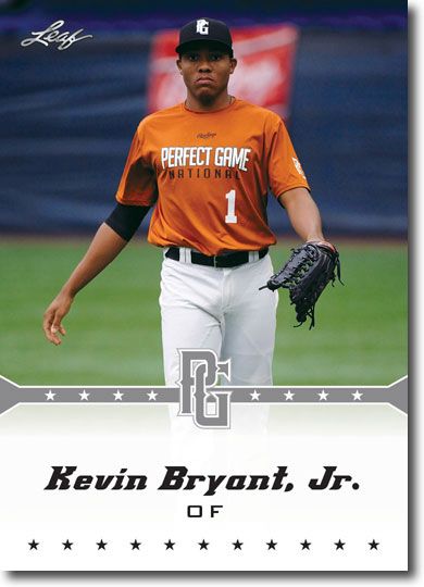 KEVIN BRYANT JR. 2013 Leaf Perfect Game Rookie Silver RC