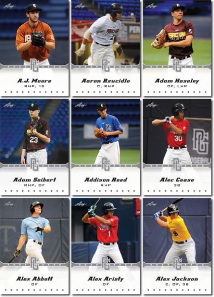 2013 LEAF PERFECT GAME 295-Card Complete SILVER Set w/ BRADY AIKEN & TYLER KOLEK