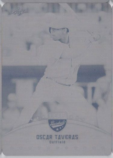 OSCAR TAVERAS 2014 Leaf Rookie Baseball Press Plate CARDINALS 1/1
