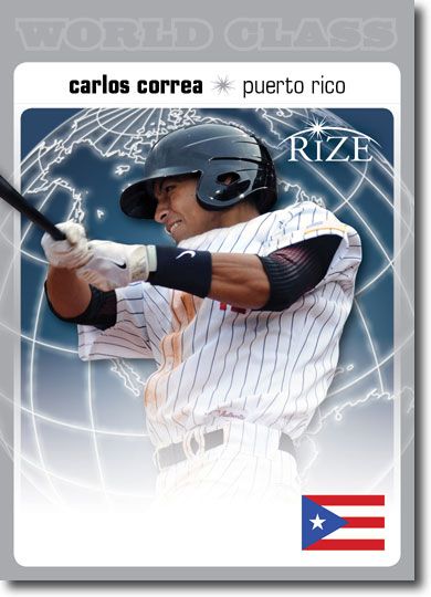 5-Count Lot CARLOS CORREA 2012 Rize Rookie WORLD CLASS RCs