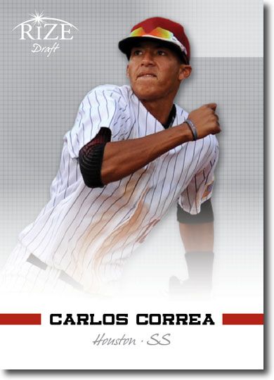 10-Count Lot CARLOS CORREA 2012 Rize Rookies Inaugural Edition RCs