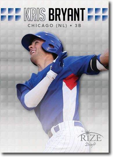 KRIS BRYANT 2013 Rize Draft Baseball Rookie Card RC