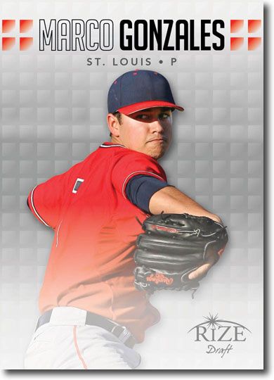 MARCO GONZALES 2013 Rize Draft Baseball Rookie Card RC