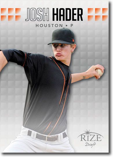JOSH HADER 2013 Rize Draft Baseball Rookie Card RC