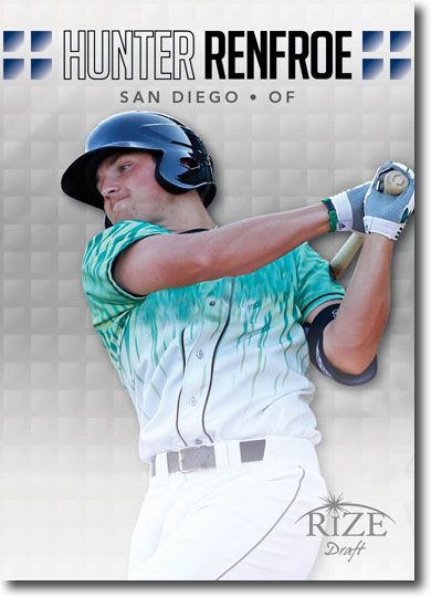 HUNTER RENFROE 2013 Rize Draft Baseball Rookie Card RC