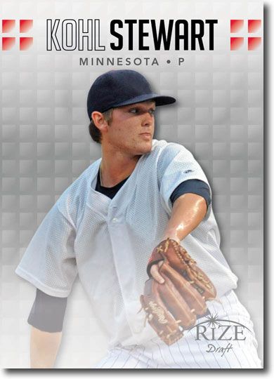 KOHL STEWART 2013 Rize Draft Baseball Rookie Card RC
