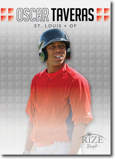 OSCAR TAVERAS 2013 Rize Draft Baseball Rookie Card RC