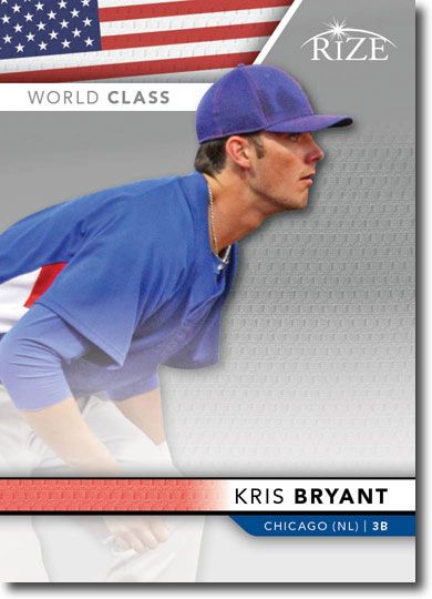 KRIS BRYANT 2013 Rize Rookie Draft WORLD CLASS RC