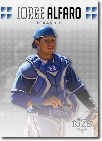 10-Ct Lot JORGE ALFARO 2013 Rize Baseball Rookies Draft RCs