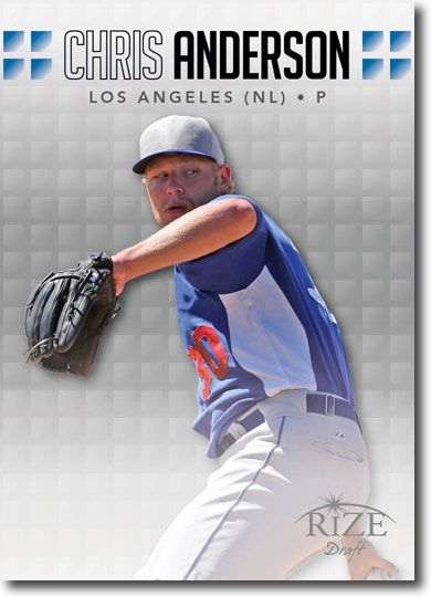 10-Ct Lot CHRIS ANDERSON 2013 Rize Baseball Rookies Draft RCs